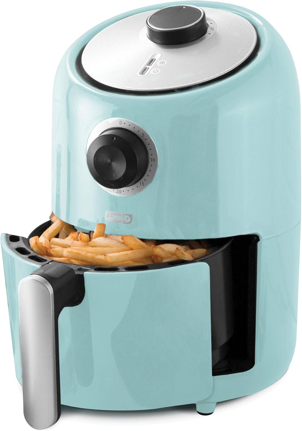 Dash Compact 2-Quart Air Fryer, aqua
