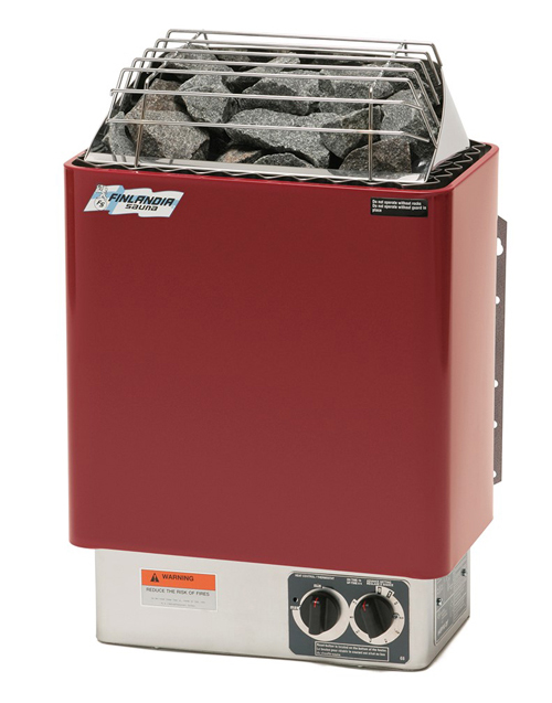 Finlandia FLB-60 6kW Electric Sauna Heater with Built-In Controls (240V, 1-Phase)