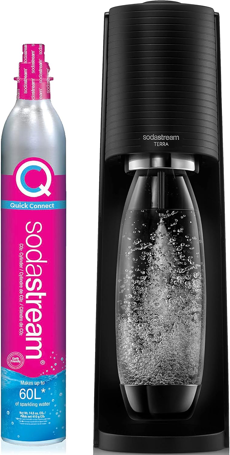 SodaStream Terra sparkling water maker, black