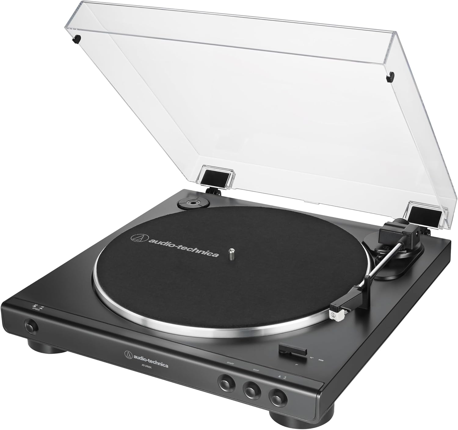 Audio-Technica AT-LP60X Fully Automatic Belt-Drive Turntable, black